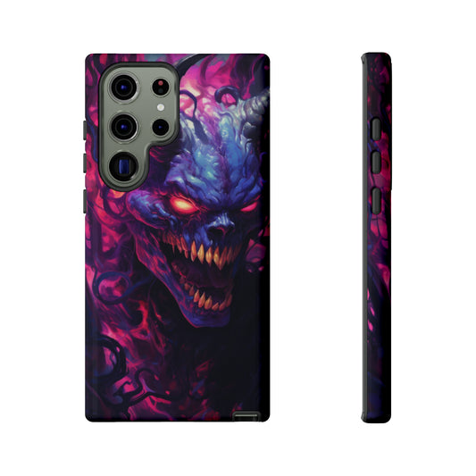 Purple Haze Demon: Ethereal Mist Magic Phone Case for iPhone, Samsung, Pixel